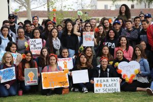 Students come together to remember the 17