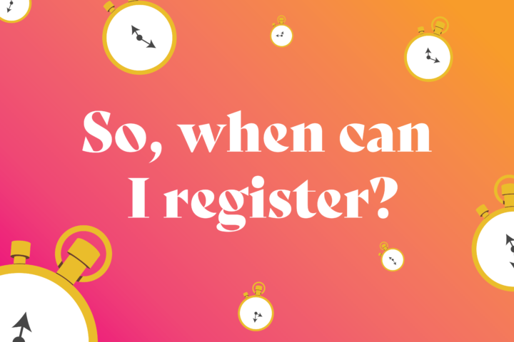 How registration times are set