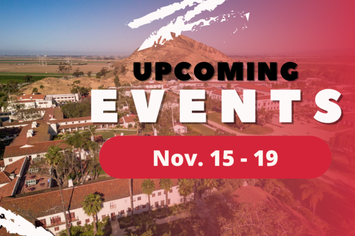 CI’s upcoming events: Nov. 15 – 19