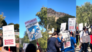 CFA and CSUEU Rally at CI: Faculty and Staff Stand Against Layoffs and Course Cuts