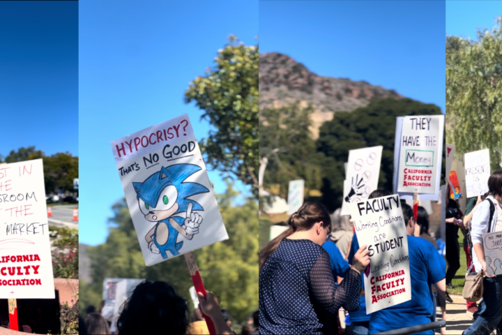 CFA and CSUEU Rally at CI: Faculty and Staff Stand Against Layoffs and Course Cuts
