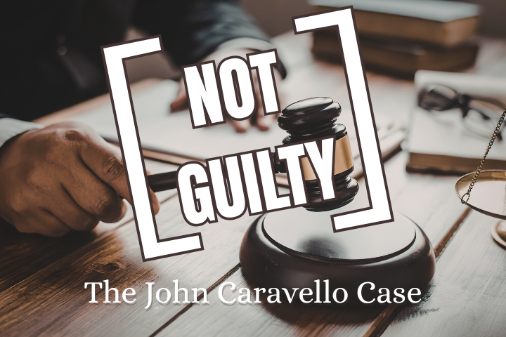 Professor Jonathan Caravello found not guilty