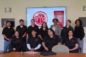 Michelle Ascencion visits Student Government Senate