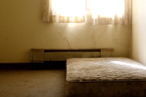 Abandoned campus courthouse